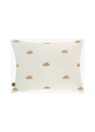 Kussen ’lief klein wonder’ - 25x35cm - wit/camel - Lifestyle - Wonen - Kussens & Plaids