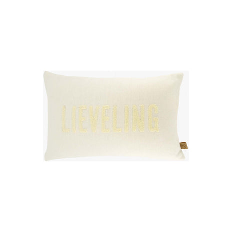 Kussen - ’Lieveling’ - 50x30cm - off white - Lifestyle - Wonen - Kussens & Plaids