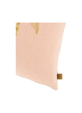 Kussen - palmboom - streep - 45x45cm roze/honing (0101-353) - Lifestyle - Wonen - Kussens & Plaids