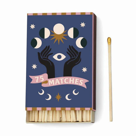 Lange Lucifers - ''Moon'' Gold - 75 matches (9.6 CM) by Paddywax