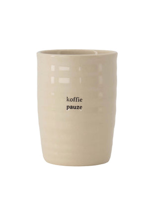 Koffiemok koffie pauze - zand by Zusss