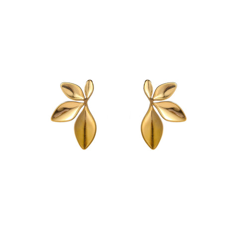 Leafy Half Stud - 14K - Modeaccessoires - Juwelen - Oorbellen