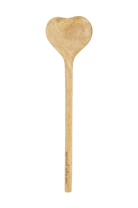 Lepel hout - hartvorm - naturel - Cadeau’s & Lifestyle - Keuken & eetkamer - Glaswerk & bestek