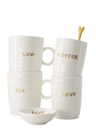 Theemok -gouden letters - tea - 0703-0130 by Zusss