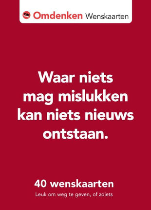 40 Omdenken wenskaarten cover