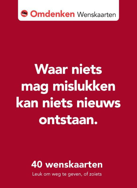 40 Omdenken wenskaarten cover