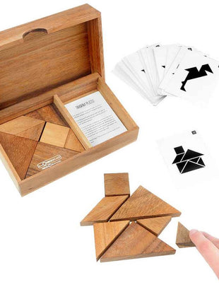 Logica Giochi Houten spel Dubbele Tangram - Lifestyle - Spelletjes & Plezier