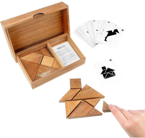 Logica Giochi Houten spel Dubbele Tangram - Lifestyle - Spelletjes & Plezier