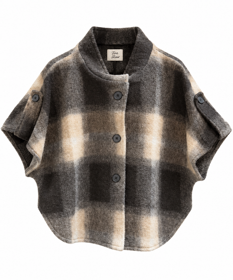 Vestje - Chantal - Beige Ruit