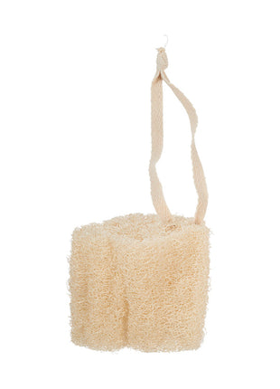 Loofah spons voor douche/bad aan koord - Cadeautjes & Lifestyle