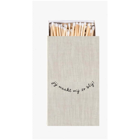 Lucifers jij maakt me zo blij! - Lifestyle - In huis - Kaarsen - Lucifers