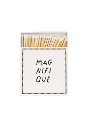 Lucifers magnifique - wit/zwart - Cadeau’s & Lifestyle - Woonkamer - Kaarsen & Geurkaarsen