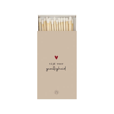 Lucifers - tijd voor gezelligheid - Lifestyle - In huis - Kaarsen - Lucifers