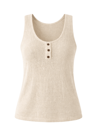 Top in brei - Emeliane - 80124.2 - L-Beige by Artlove