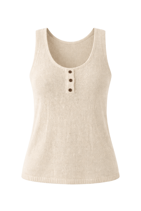 Top in brei - Emeliane - 80124.2 - L-Beige by Artlove
