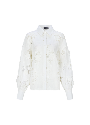 Alora blouse – Wool White