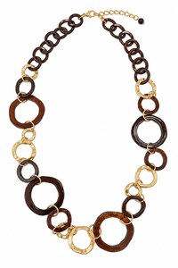 Ketting - Amara – Bruin & Goud