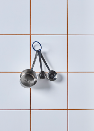 Maatbekers/maatschepjes - zilveren afwerking - Cadeau’s & Lifestyle - Keuken & eetkamer