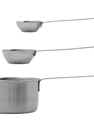 Maatbekers/maatschepjes - zilveren afwerking - Cadeau’s & Lifestyle - Keuken & eetkamer