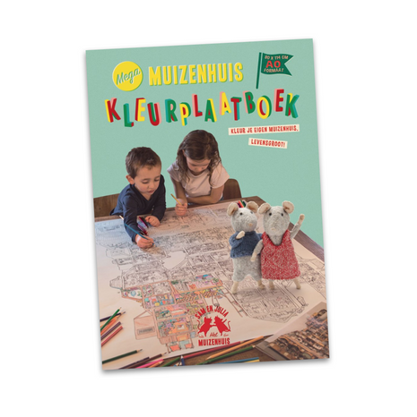 Mega XL Kleurplaat - Het Muizenhuis - Lifestyle - Kids