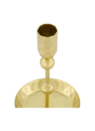 Metalen kandelaar - 20cm - goud - Lifestyle - In huis - Kandelaars