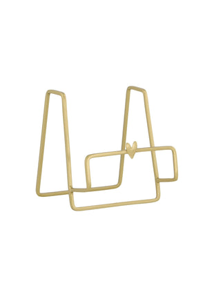 Metalen standaard hartje goud (0508-170) - Lifestyle - In huis - Decoratie