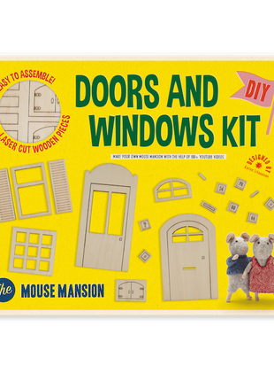 Meubelkit - Deuren en venstertjes - kit - Baby & Peuter - Muizenhuis - Knutselproducten