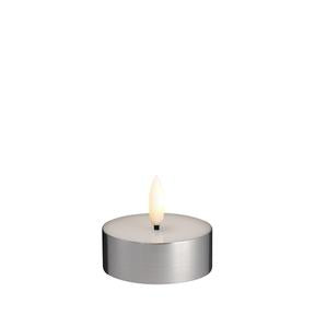 MM LED Melted tealight Metal silver finish - Cadeau’s & Lifestyle - Woonkamer - Kandelaren & Waxinelichthouders