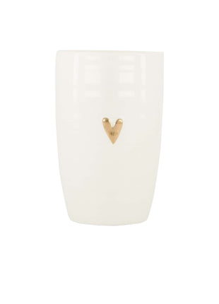 Mok l hartje wit/goud Cadeau’s & Lifestyle Keuken & eetkamer Mokken & Bekers