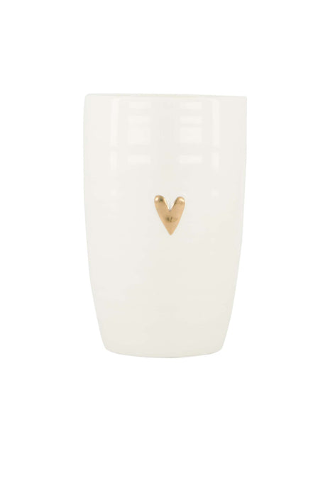 Mok l hartje wit/goud Cadeau’s & Lifestyle Keuken & eetkamer Mokken & Bekers