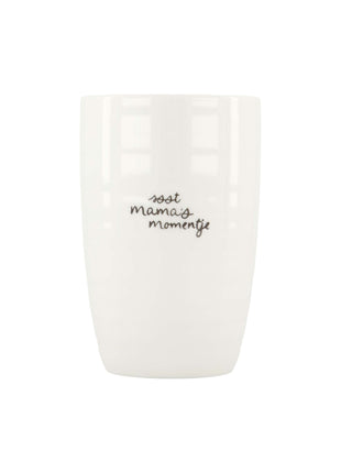 Mok L - ’ssst mama’s momentje’ - wit - Lifestyle - Koken & Tafelen - Servies