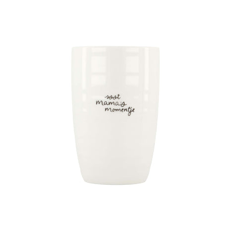 Mok L - ’ssst mama’s momentje’ - wit - Lifestyle - Koken & Tafelen - Servies