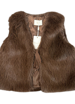 Mouwloos jasje Delhi B503 (choco) Kleding Blazers & vestjes
