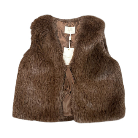 Mouwloos jasje Delhi B503 (choco) Kleding Blazers & vestjes