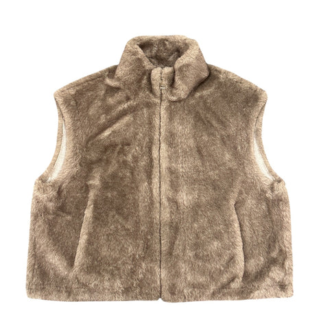 Mouwloos jasje in kunstbont h.gris Kleding Blazers & vestjes