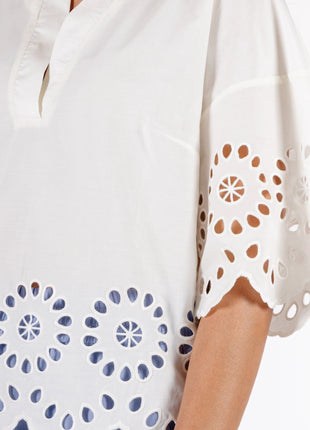 Wide blouse with sleeve detail - Trudy.7002623 by Rino & Pelle