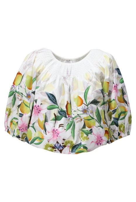 Off the shoulder top met design - P085 - C351L by K.Design