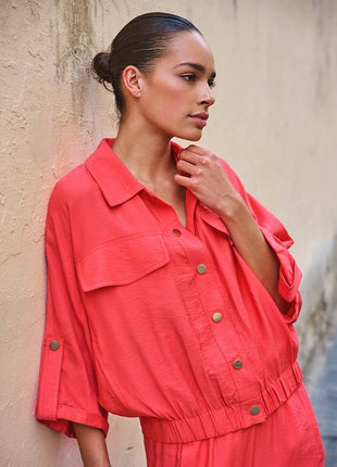 Jacket S/Slve Slub - SP26.10032 by Esqualo