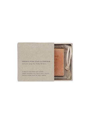 Natuurlijk zeepje | french pink clay + vervain - Cadeau’s & Lifestyle - Bad & Bed - Verzorging