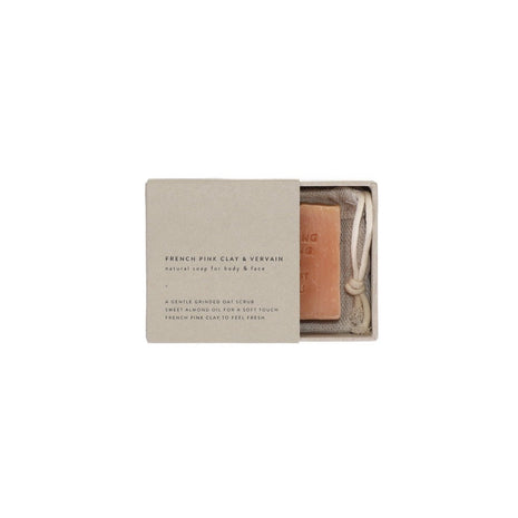 Natuurlijk zeepje | french pink clay + vervain - Cadeau’s & Lifestyle - Bad & Bed - Verzorging