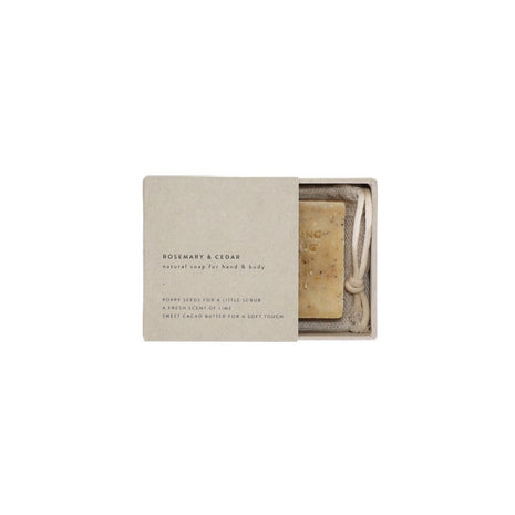 Natuurlijk zeepje | hand & body | rosemary + cedar - Cadeau’s & Lifestyle - Bad & Bed - Verzorging