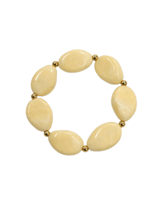 Flat Stones Bracelet - B61466 - 14K + Yellow by Day & Eve