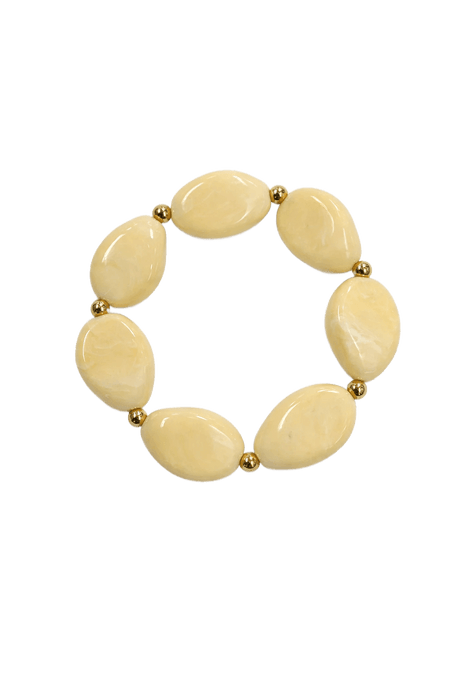 Flat Stones Bracelet - B61466 - 14K + Yellow by Day & Eve