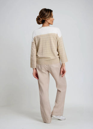 Trui - 842186 – Beige ecru by Signe Nature