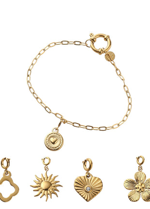Necklace + 5 pendants set - Juwelen & mooimakers