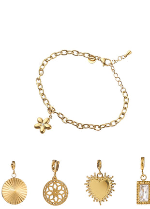 Necklace + 5 pendants set - Juwelen & mooimakers