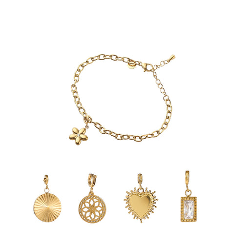 Necklace + 5 pendants set - Juwelen & mooimakers