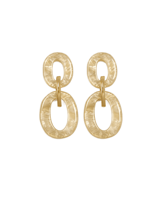 Oorbellen - Luna Cream by Charlotte Marie Jewelry