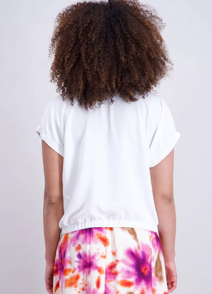 Blouse - hemd met mouw 840370 – Ecru by Signe Nature