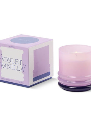Geurkaars - Stacked - Violet Vanilla